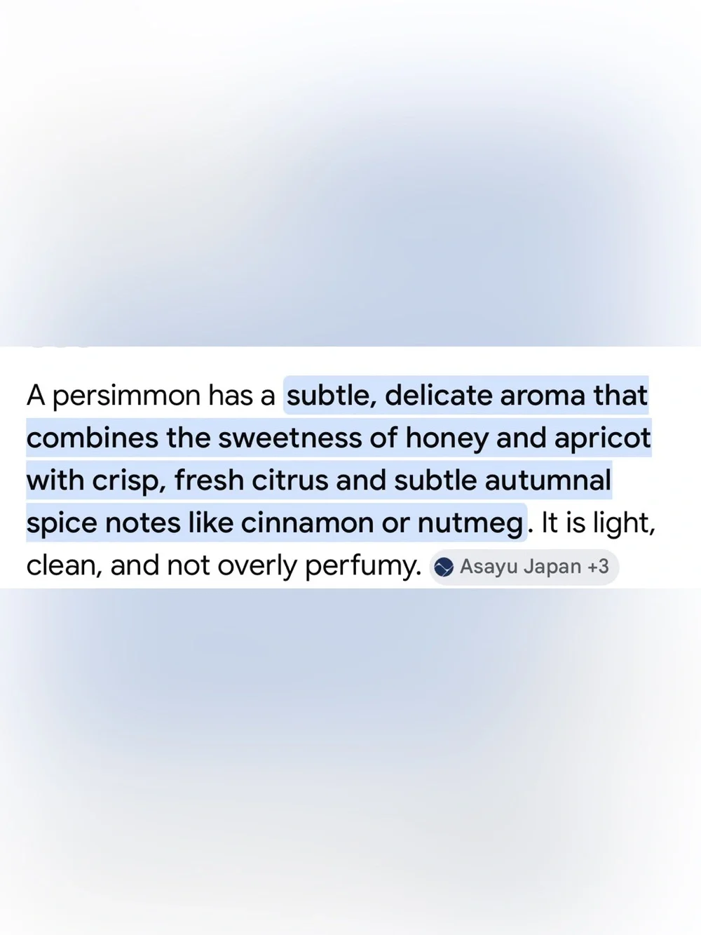 Persimmon Body Wash for Women & Men — Fresh Orange Scent